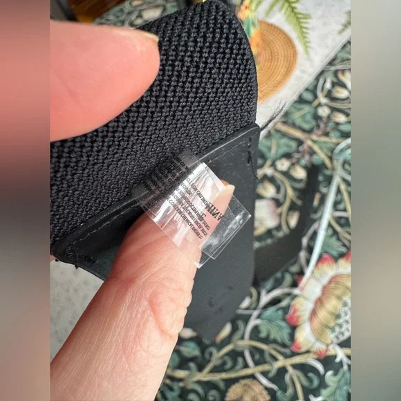 Black leather wide belt - Picture 9 of 11